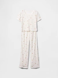 Kids Recycled Pointelle PJ Set