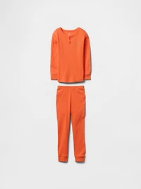 Pyjama en coton biologique côtelé pour Bébé et Tout-petit