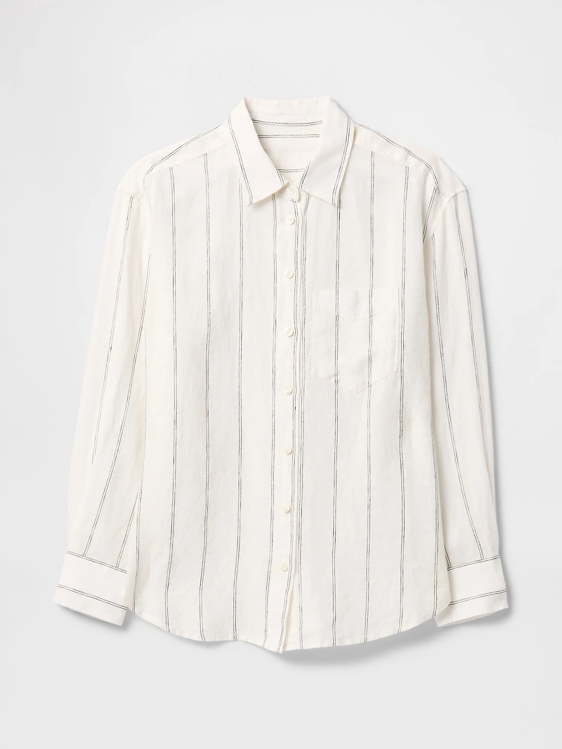100% Linen Oversized Shirt