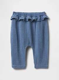 Baby Crinkle Gauze Ruffle Pants