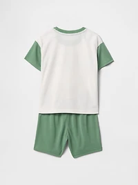 Baby & Toddler Pixar Recycled PJ Short Set