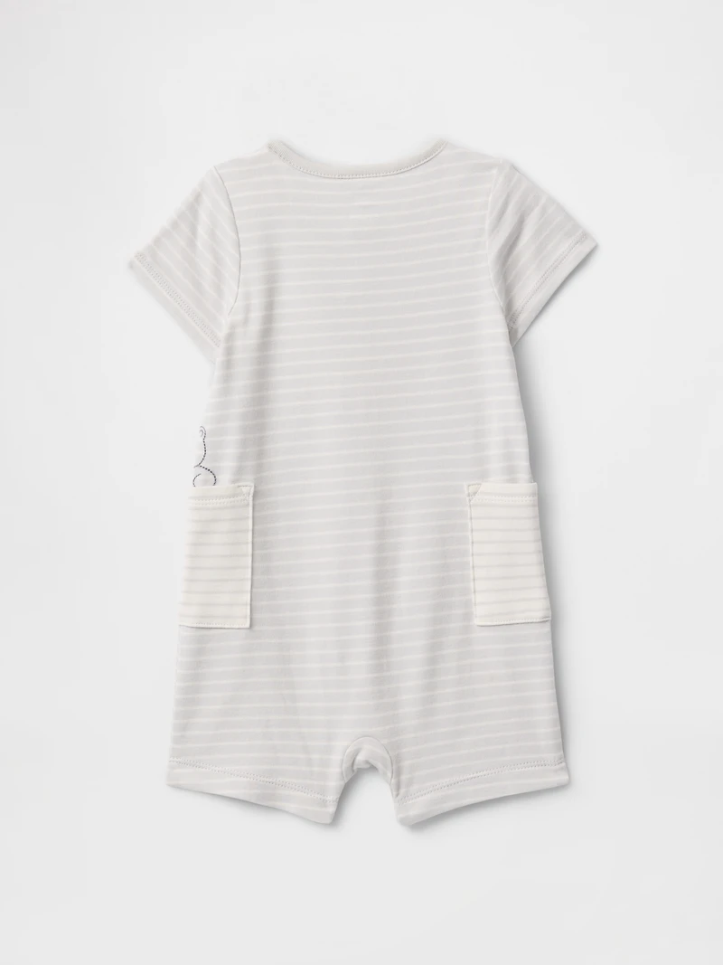 Baby Supima® Pocket Shorty One-Piece
