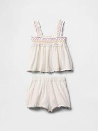 Baby & Toddler Crinkle Gauze Outfit Set