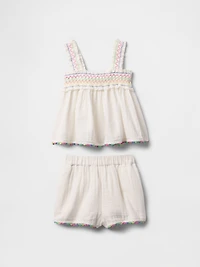 Baby & Toddler Crinkle Gauze Outfit Set