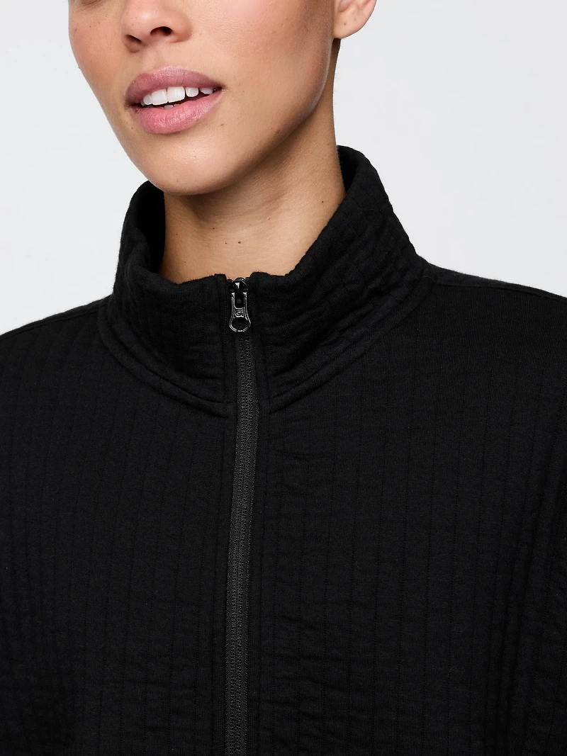 GapFit Quilted Jacquard Jacket