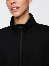 GapFit Quilted Jacquard Jacket