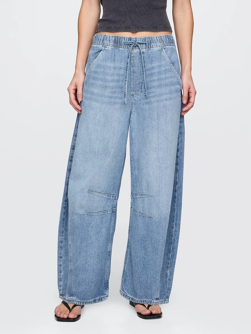 Mid Rise UltraSoft Easy Horseshoe Jeans