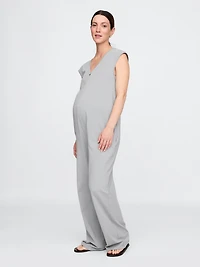 Maternity V-Neck Jumpsuit