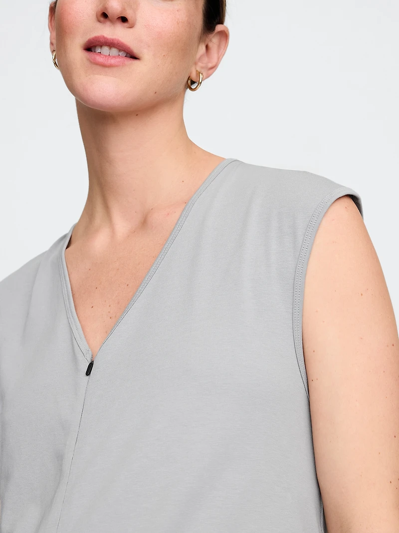 Maternity V-Neck Jumpsuit