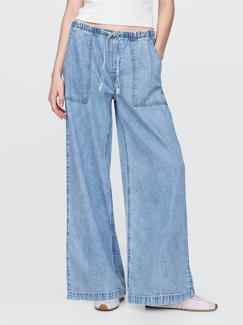 Mid Rise UltraSoft Easy Baggy Jeans