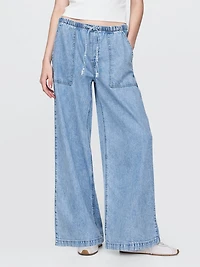 Mid Rise UltraSoft Easy Baggy Jeans