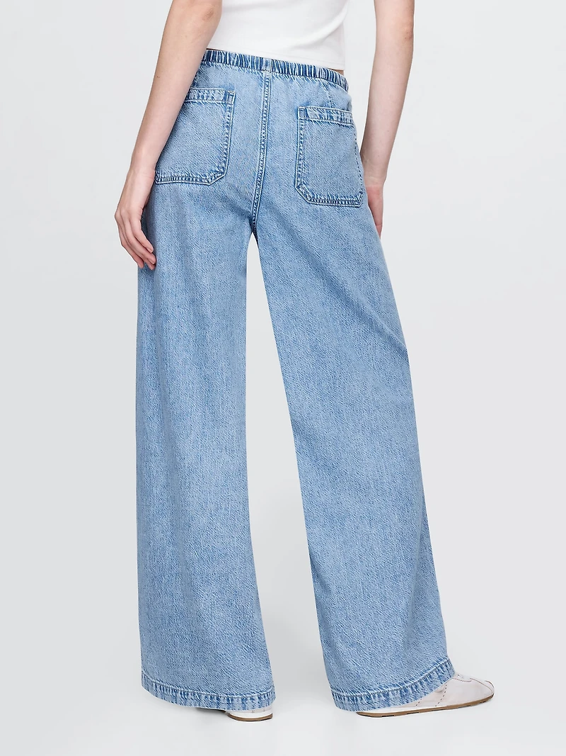 Mid Rise UltraSoft Easy Baggy Jeans