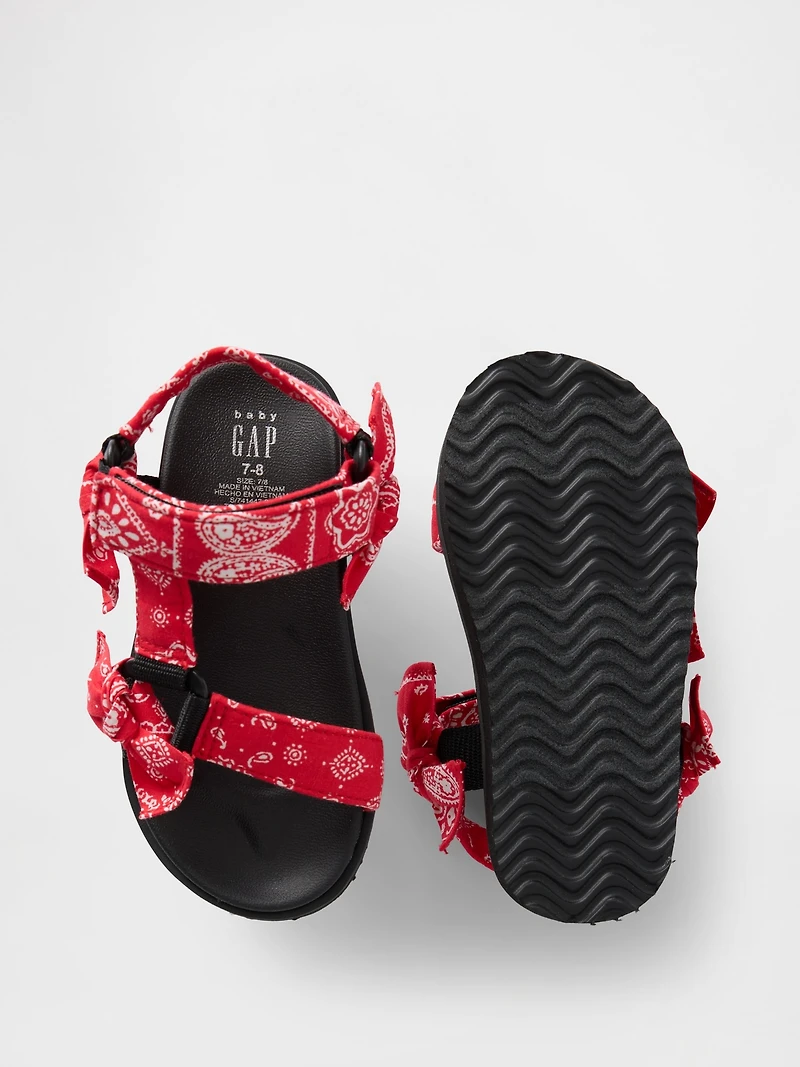 Sandales à bride en toile pour Tout-petit
