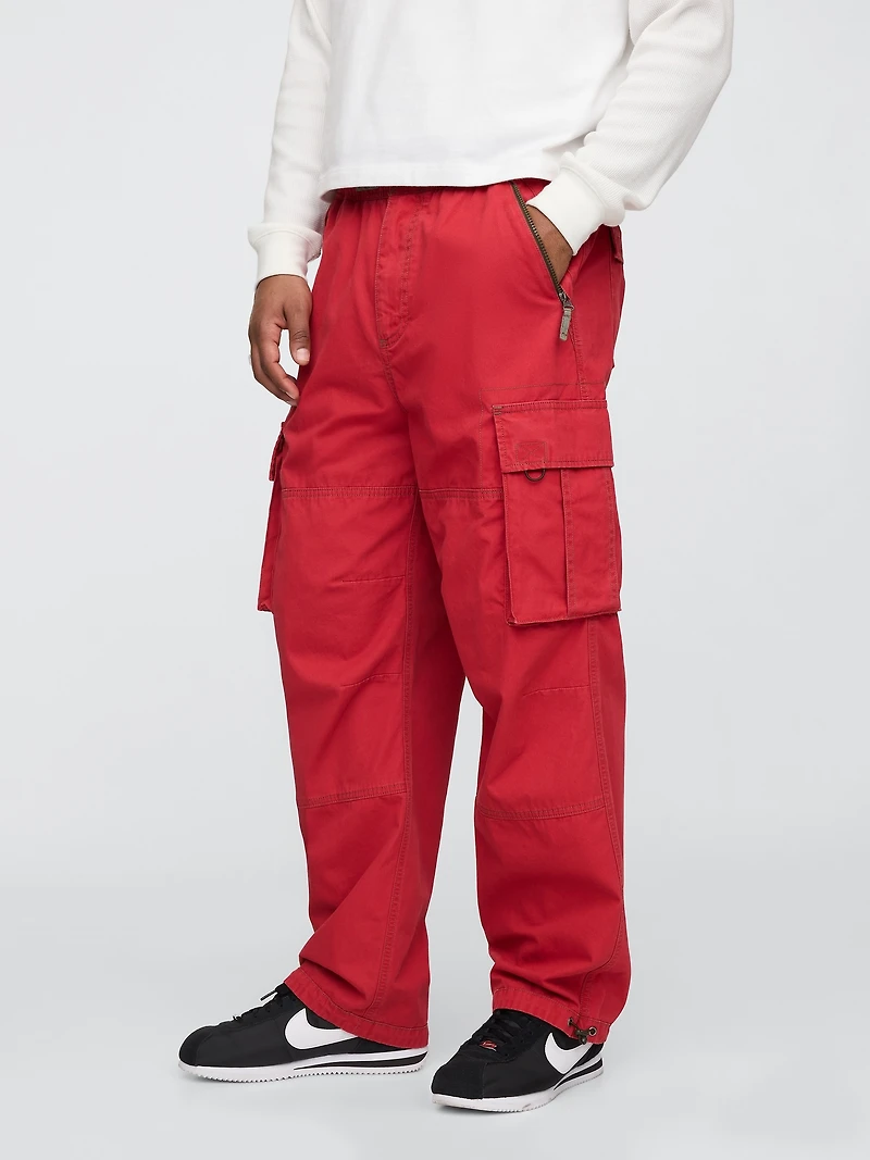 Pantalon cargo parachute