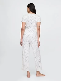 Pointelle Crop PJ Pants
