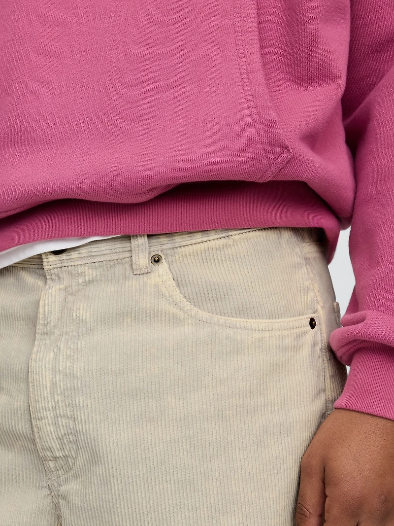 Washed Corduroy Shorts