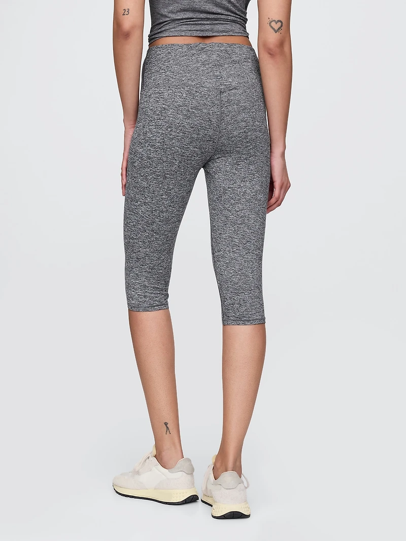 GapFit Smooth High Rise Jersey Crop Leggings