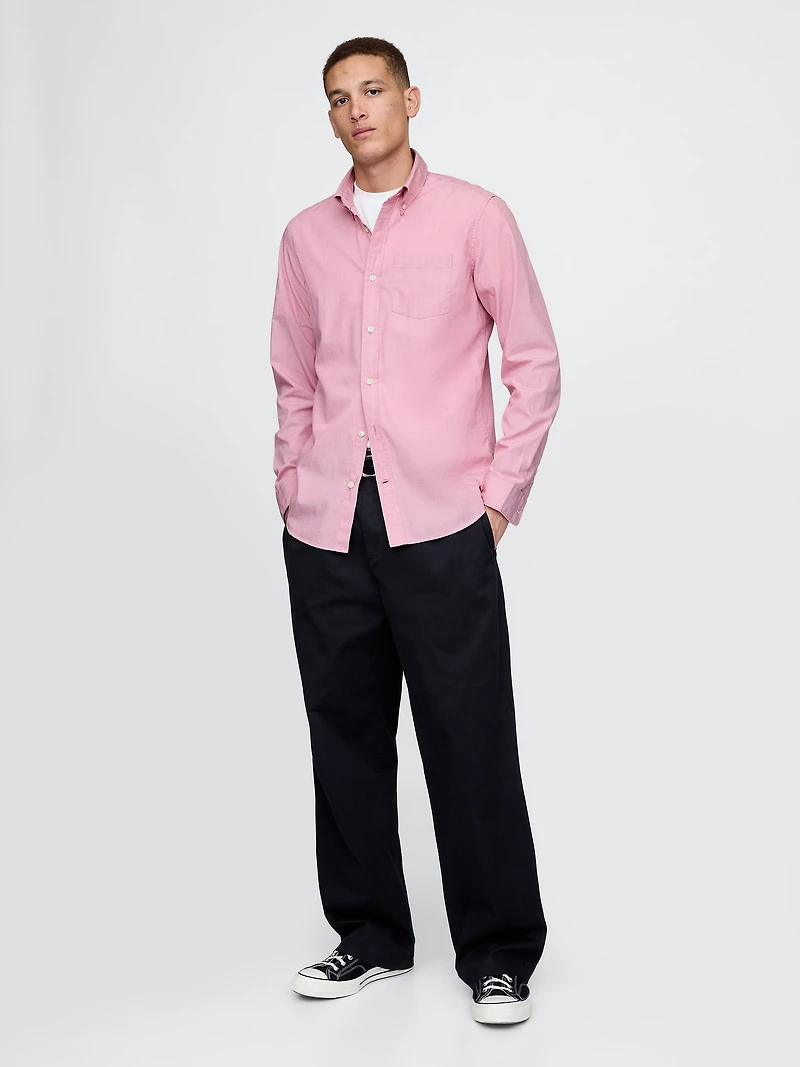 Organic Cotton Poplin Classic Shirt