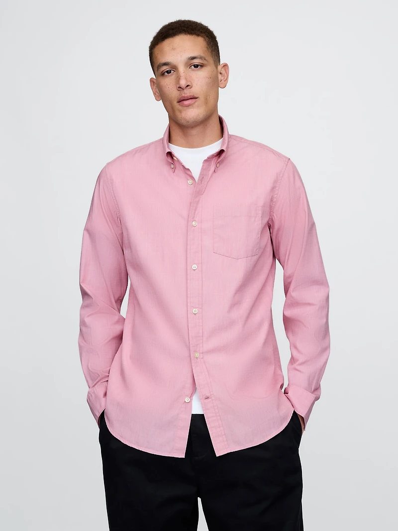 Organic Cotton Poplin Classic Shirt