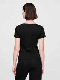 Pointelle PJ Top