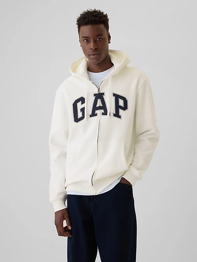Veste à capuchon VintageDoux avec logo incurv