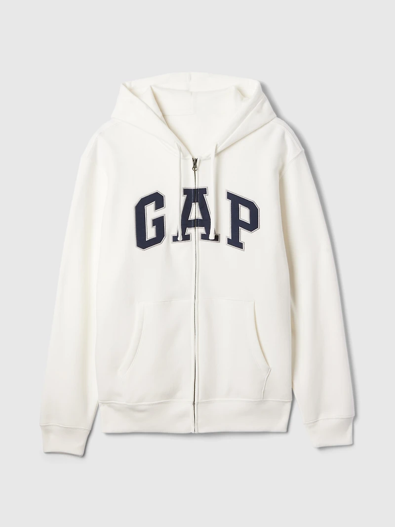 Veste à capuchon VintageDoux avec logo incurv