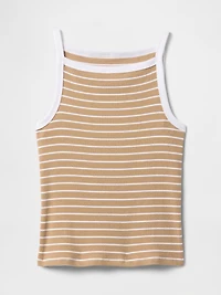 Modern Apron-Neck Tank Top