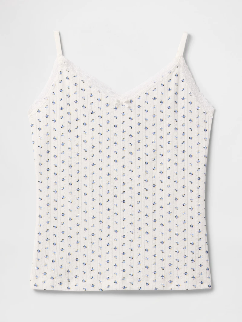Pointelle PJ Tank Top
