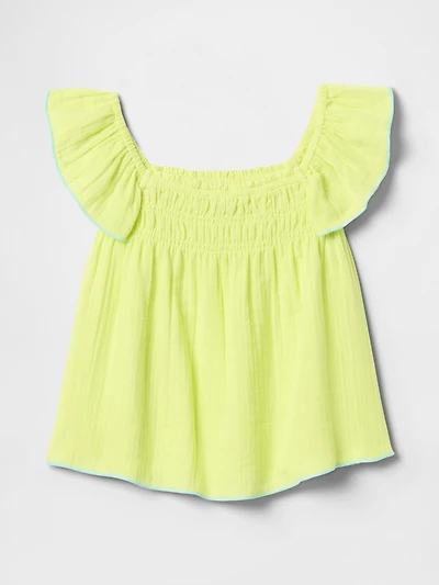 Baby & Toddler Crinkle Gauze Top