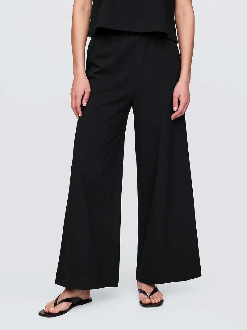 Heavyweight Organic Cotton Wide-Leg Pants