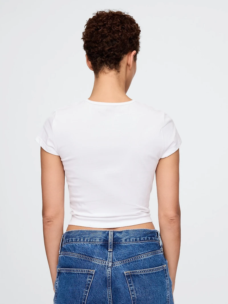 Crop Graphic T-Shirt