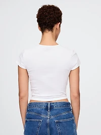 Crop Graphic T-Shirt