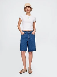 Crop Graphic T-Shirt