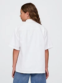 Kids Linen-Cotton Relaxed Shirt