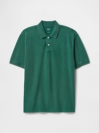 Relaxed Pique Polo Shirt Shirt