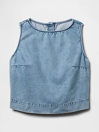 UltraSoft Denim Shell Tank