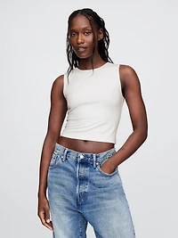 CloseKnit Jersey Crop Tank Top