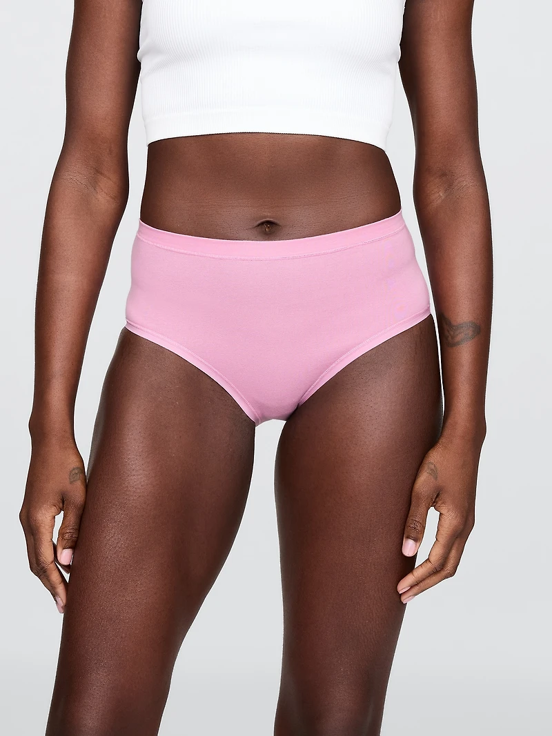 Organic Stretch Cotton High Rise Bikini