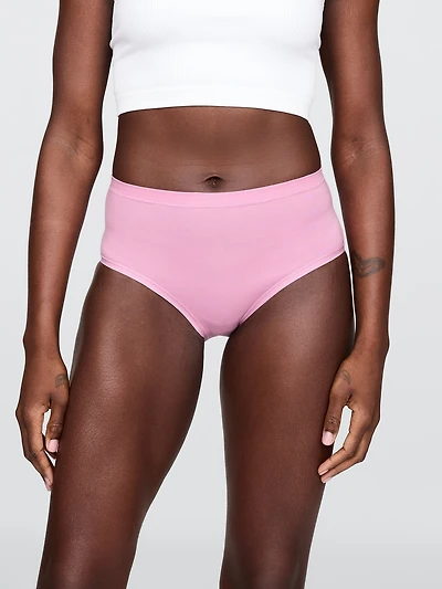 Organic Stretch Cotton High Rise Bikini