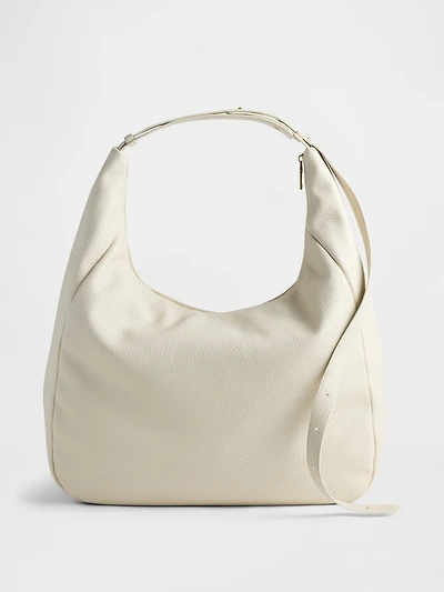 Vegan Pebble Leather Slouchy Bag