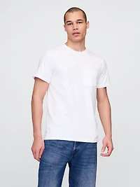 T-shirt à poche en coton biologique