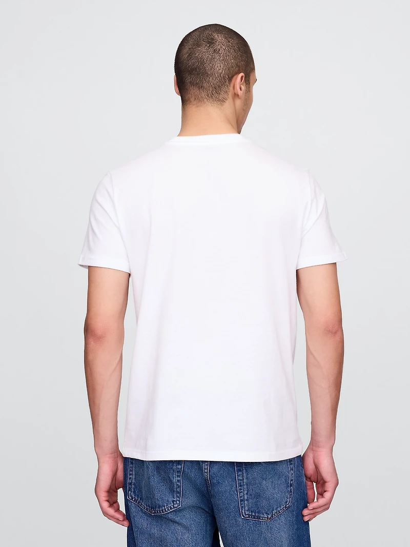 T-shirt à poche en coton biologique