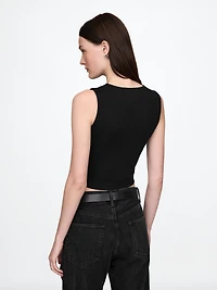 CloseKnit Jersey Crop Tank Top