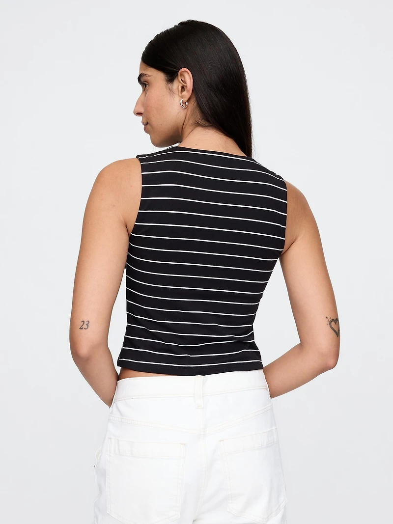CloseKnit Jersey Crop Tank Top