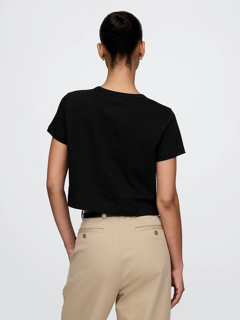 Organic Cotton VintageSoft Crop T-Shirt