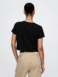 Organic Cotton VintageSoft Crop T-Shirt