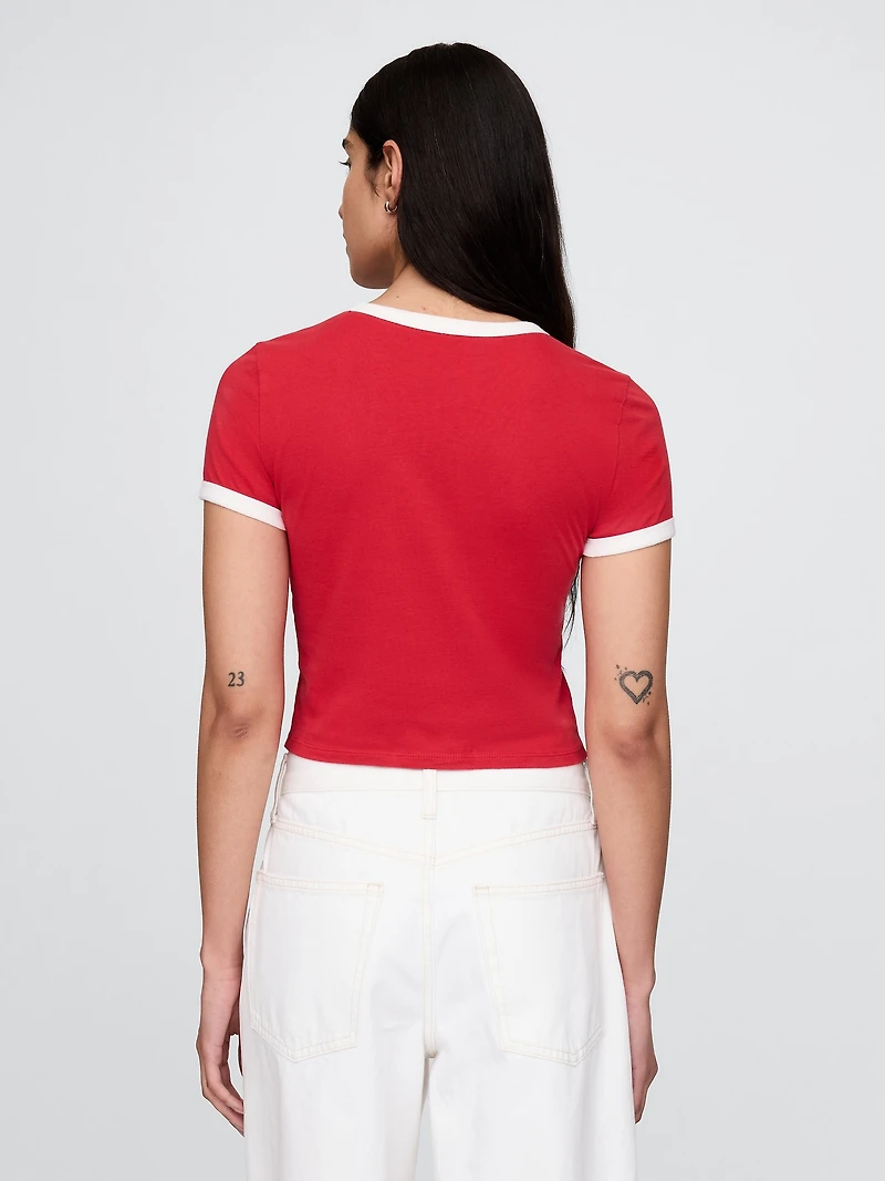 Cotton Jersey Logo Baby T-Shirt