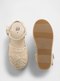Toddler Crochet Espadrilles