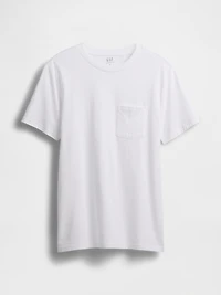 T-shirt à poche en coton biologique
