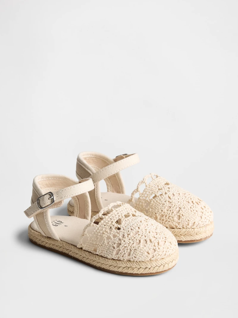 Toddler Crochet Espadrilles